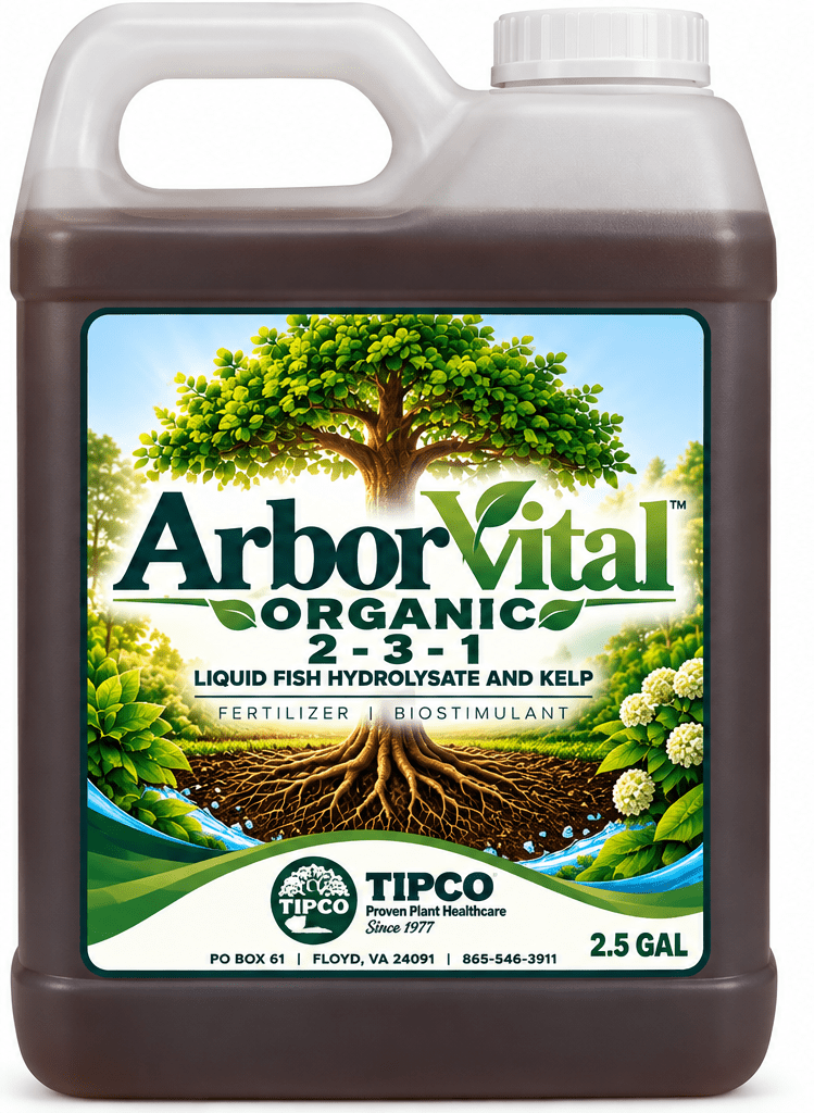 ArborVital Organic 2-3-1 Liquid Fish Hydrolysate & Kelp Fertilizer + Biostimulant - Tree Injection Products Co.