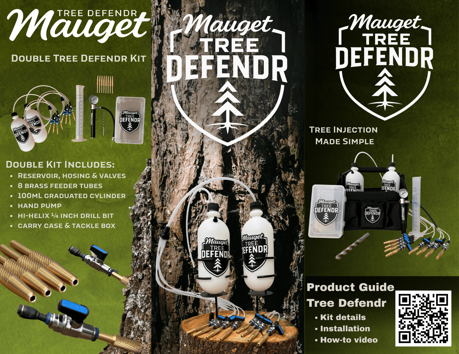 Mauget Tree Defendr Double Bottle Kit - Tree Injection Products Co.