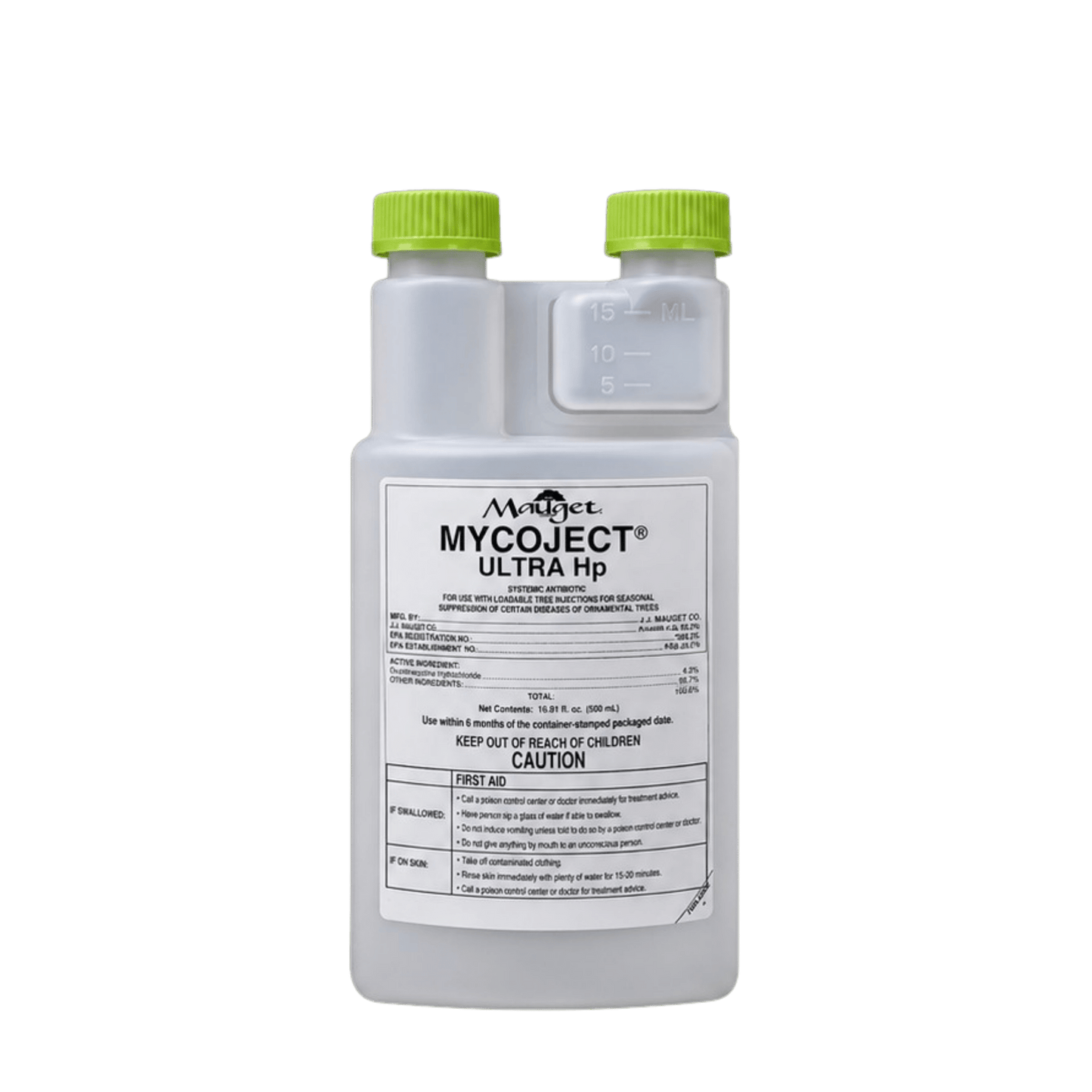 Mauget Mycoject OTC HP - Oxytetracycline Injectable Antibiotic 1 Liter Bottle - Tree Injection Products Co.