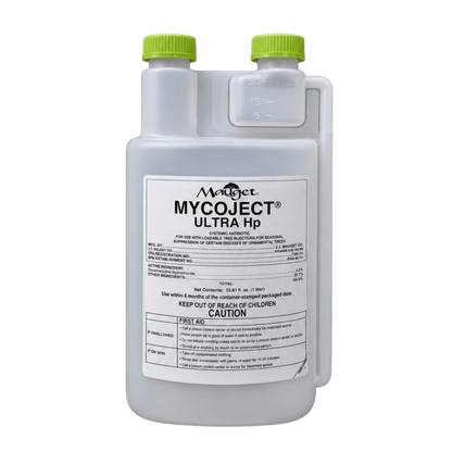 Mauget Mycoject OTC HP - Oxytetracycline Injectable Antibiotic 1 Liter Bottle - Tree Injection Products Co.
