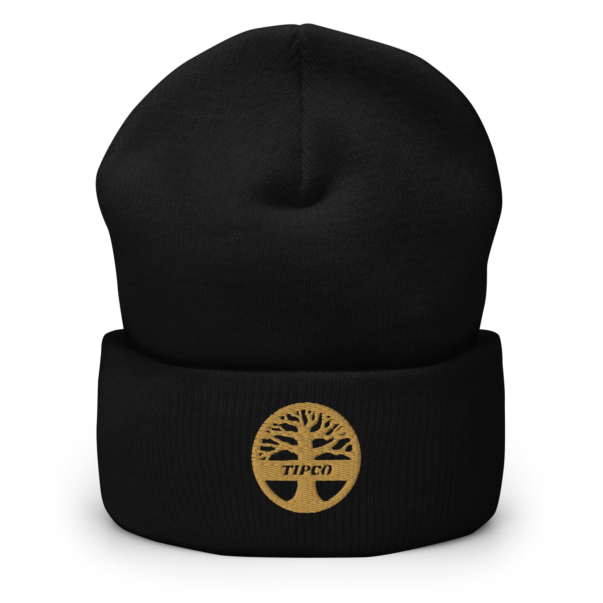 TIPCO Cuffed Beanie Gold - Tree Injection Products Co.