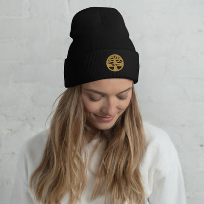 TIPCO Cuffed Beanie Gold - Tree Injection Products Co.