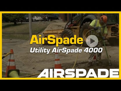 AirSpade 4000 Utility Series Kit - 150 cfm with 4 Ft Barrel & 3 Ft Extension